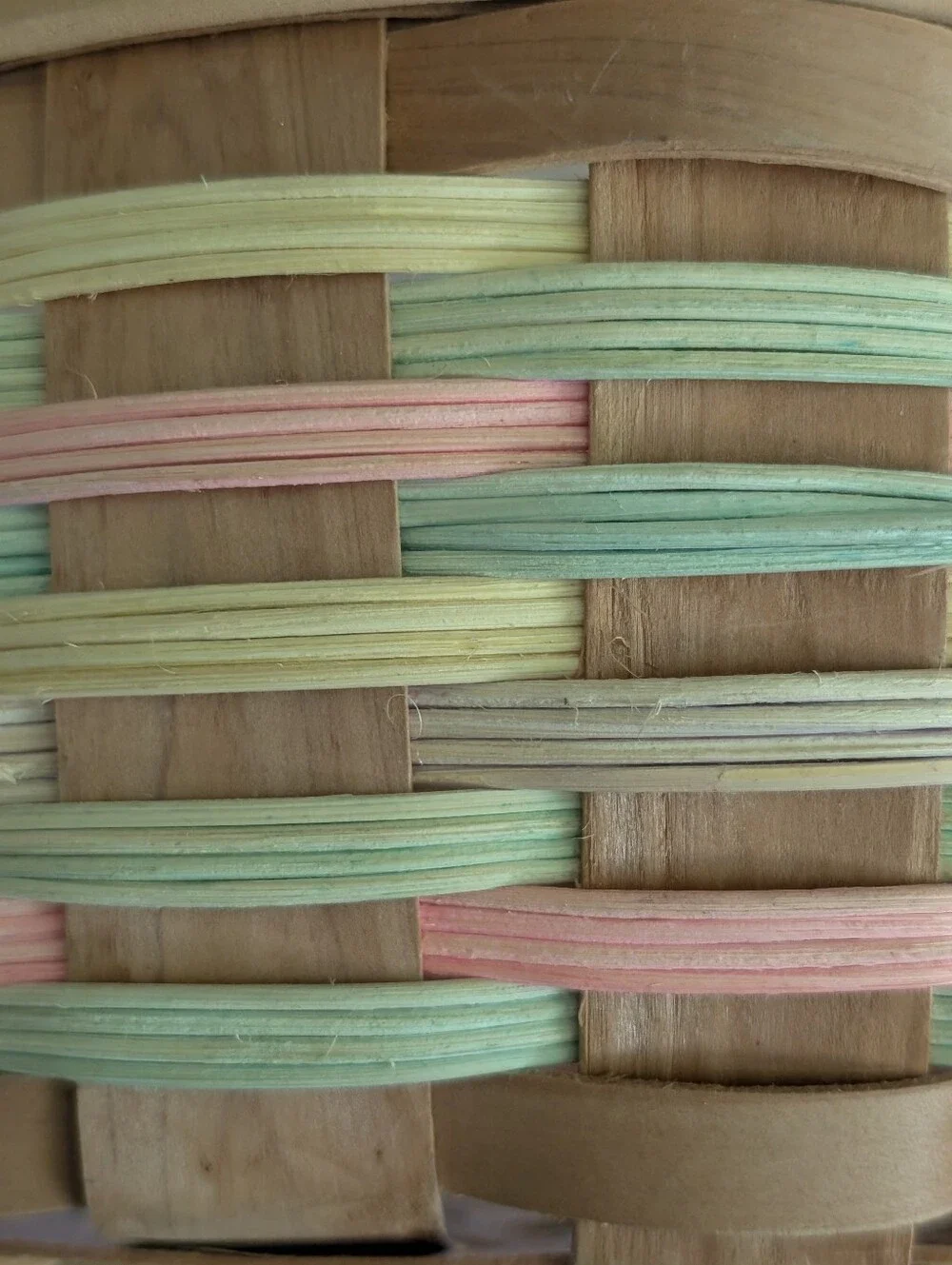 90's Longaberger Spring Woven Basket‎